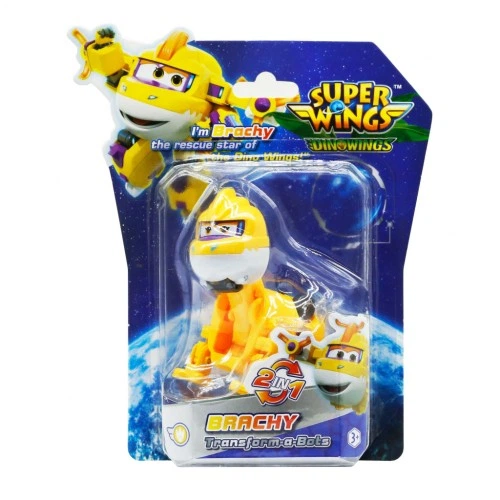 Фигурка Super Wings трансформер Transform-a-Bots Брахи (Brachy), 5см (YW790043) Super Wings YW790043 1043971 - изображение 4