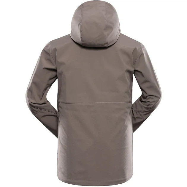Куртка Alpine Pro Hoor 2 Mns чоловіча 137 L коричнева - Фото 3 Куртка Alpine Pro Hoor 2 Mns чоловіча 137 L коричнева - зображення 3