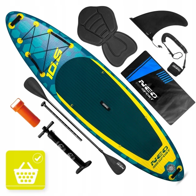 Надувна SUP дошка (Сапборд) Neo-Sport 170213 Aquasurf 320 х 84 х 15 см - изображение 4