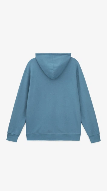 Худи однотонный мужской GENUA G01223-0005 S Синий shop (2000999533822) - Фото 4 Худи однотонный мужской GENUA G01223-0005 S Синий shop (2000999533822) - изображение 4