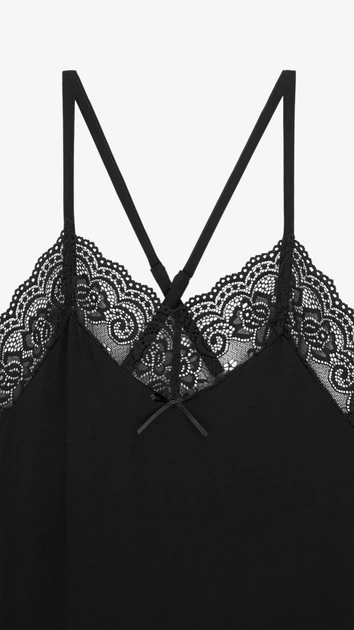 Нічна сорочка жіноча Nicoletta 70281 4XL Чорний shop (2000999543555) - Фото 2 Нічна сорочка жіноча Nicoletta 70281 4XL Чорний shop (2000999543555) - зображення 2