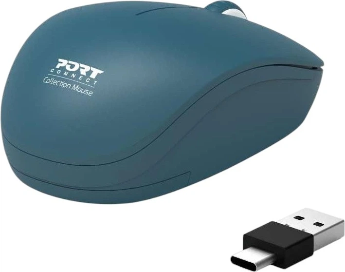 Mysz PORT Designs Collection II Wireless Blue (3567049005450) - obraz 4
