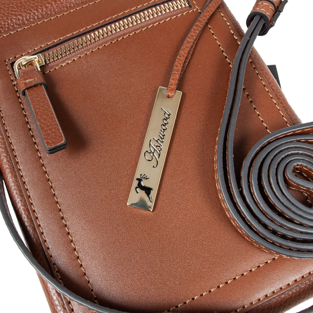 Сумка для смартфона Ashwood AZ71 Tan Рудий (AZ71 TAN) - Фото 5 Сумка для смартфона Ashwood AZ71 Tan Рудий (AZ71 TAN) - изображение 5
