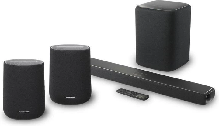 Саундбар, Акустические колонки, Колонки для домашнего кинотеатра Harman/Kardon Enchant 900 + Enchant Sub + Enchant Speker x2 (HKENCH900W2SPKSUB) - Фото 1 Саундбар, Акустические колонки, Колонки для домашнего кинотеатра Harman/Kardon Enchant 900 + Enchant Sub + Enchant Speker x2 (HKENCH900W2SPKSUB) - изображение 1
