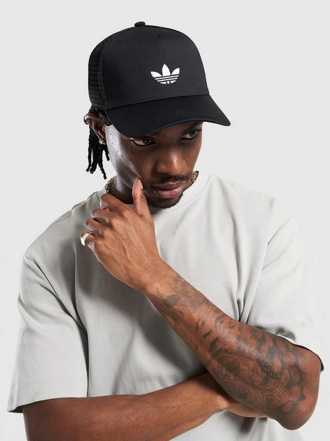 Кепка летняя Adidas Curved Trucker JC6038 OSFW 56 Black