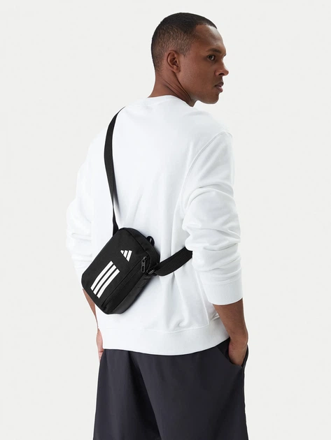 Спортивная сумка кросс-боди через плечо маленькая Adidas Primelift Organizer JZ7085 Черная (4068805060991) - изображение 2