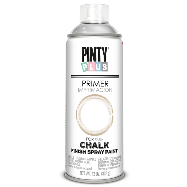 Грунт-аэрозоль Chalk-finish Белый матовый 400мл PINTYPLUS - Фото 1 Грунт-аэрозоль Chalk-finish Белый матовый 400мл PINTYPLUS - изображение 1
