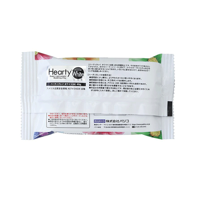 Пластика самозастывающая Hearty Белая 40г Padico - изображение 2