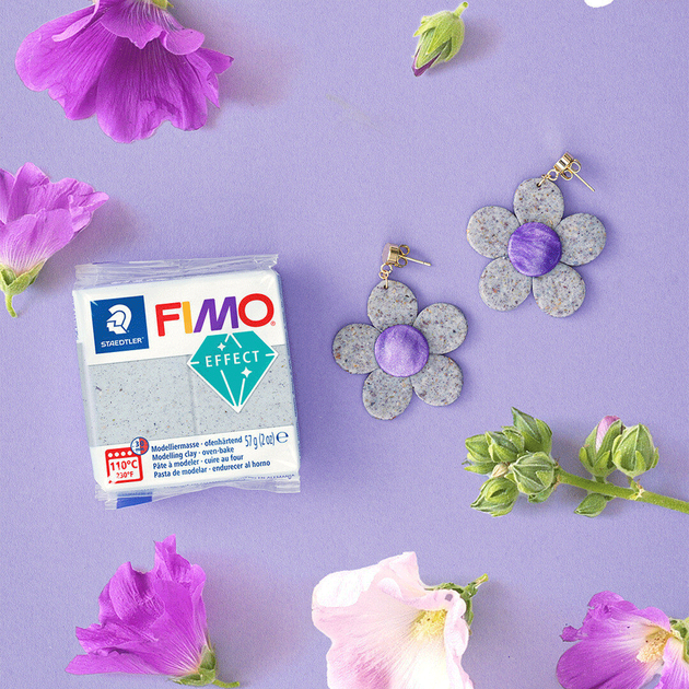 Пластика Effect Ботаника сухоцвет мальвы 57г Fimo - изображение 3