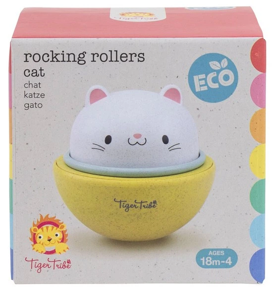 Zabawka dla niemowląt Tiger Tribe Rocking Rollers Kot (9341736101267) - Zdjęcie 1 Zabawka dla niemowląt Tiger Tribe Rocking Rollers Kot (9341736101267) - obraz 1