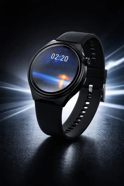 Смарт-часы Smart Watch с круглым дисплеем, Bluetooth, пульсометр, фитнес-трекер, Android/iOS - Фото 2 Смарт-часы Smart Watch с круглым дисплеем, Bluetooth, пульсометр, фитнес-трекер, Android/iOS - изображение 2