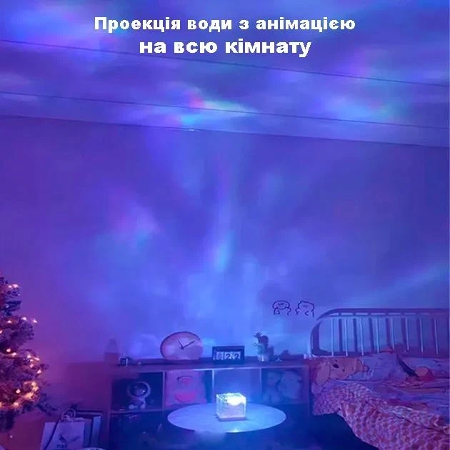 Лампа настольная Dynamic Water Pattern Light RGB 16 цветов USB - изображение 5