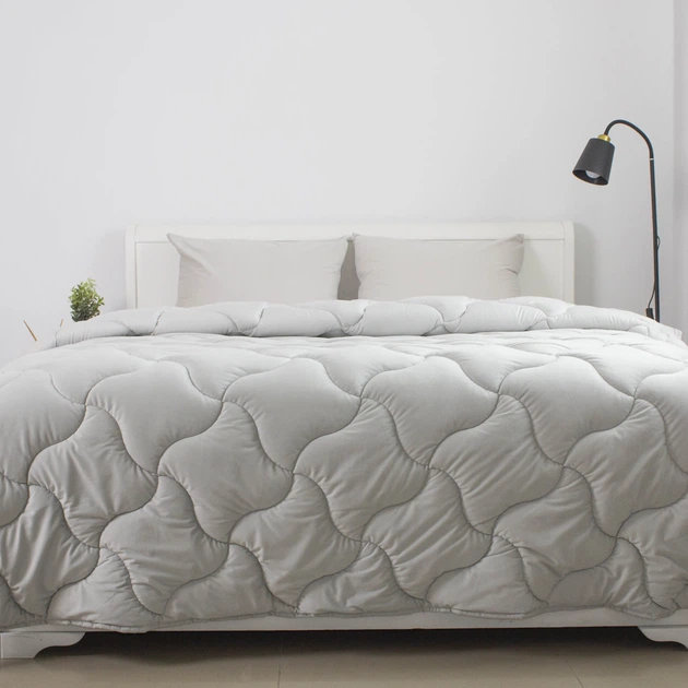 Одеяло ТЕП VELOUR светло-серое, 200x210 (1-04872_34485) 2000999924620 - изображение 2