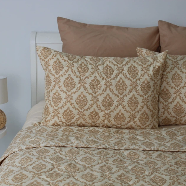 Покривало ТЕП "ELEGANT COTTON" 2 наволочки 50*70 см Beige Fantasy, 180x240 - Фото 4 Покривало ТЕП "ELEGANT COTTON" 2 наволочки 50*70 см Beige Fantasy, 180x240 - изображение 4