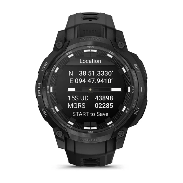 Смарт-годинник Garmin Instinct Crossover AMOLED Tactical Black with Black Silicone (010-03398-42) - зображення 4