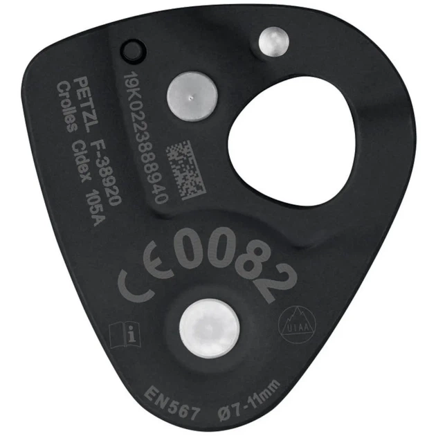 Ролик для мотузки прогрес-зажим підйомний альпінізм Petzl Nano Traxion Black Uni (100071209) - зображення 3