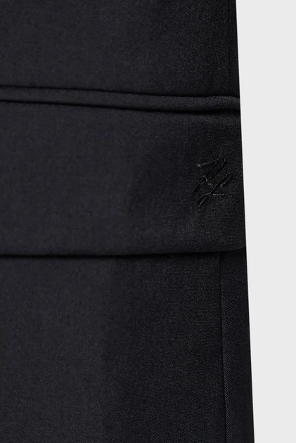Жіночий чорний жакет SUMMER OCCASION SUIT JACKET Karl Lagerfeld 38 A2W14023 - изображение 3