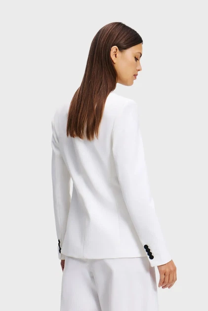 Жіночий білий жакет SUMMER OCCASION SUIT JACKET Karl Lagerfeld 44 A2W14023 - зображення 3