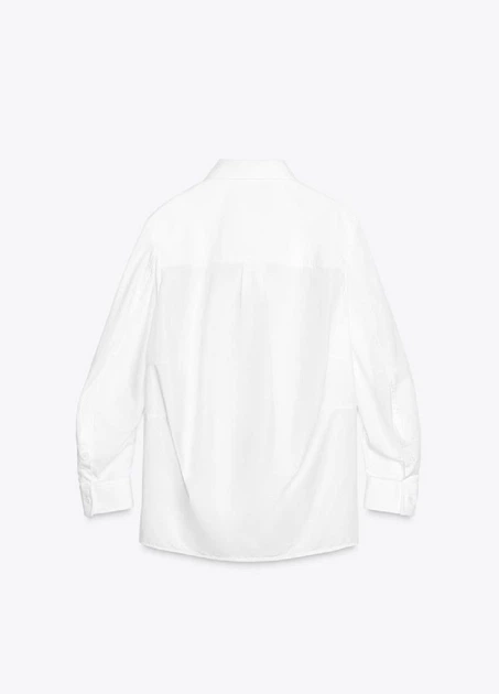 Сорочка Zara 12655 Білий M (3163) - изображение 3
