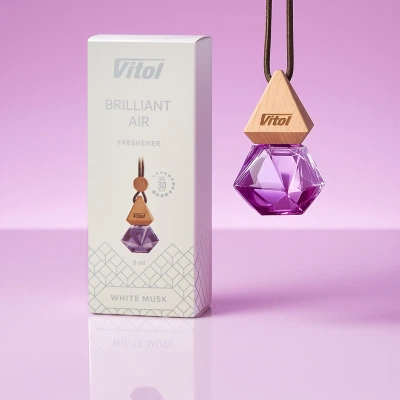 Ароматизатор для автомобиля VITOL Air White Musk 8мл (VBA05) - изображение 6