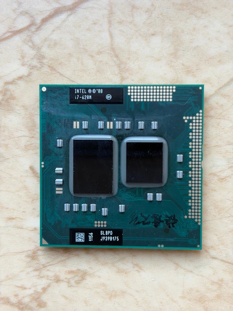 Процесор Intel Core i7-620M 4M 3,33GHz SLBTQ Socket G1/FCPGA (rPGA988A) - зображення 2