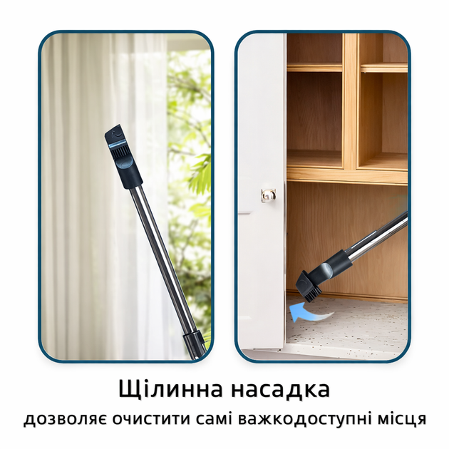 Контейнерний пилосос циклонного типу BITEK BT-8663G (4200 Вт, 3 л) - зображення 6