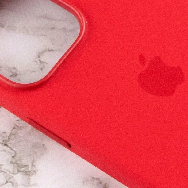 Чехол силиконовый Silicone Case Full Size для iPhone 11 Pro с микрофиброй внутри красный 37.Rose Red - зображення 6