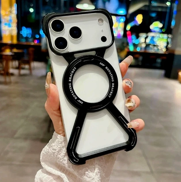 Чехол Titanium ArmorX Mag противоударный для iPhone 17 Pro максимальная защита черный - изображение 5