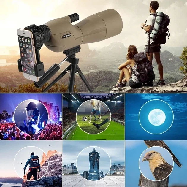 Монокуляр телескоп 75x60 Spotting Scope 75-60х для охоты и наблюдения 9622 - изображение 4