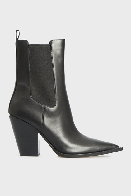 Жіночі чорні шкіряні ковбойки LENI BOOTIE Michael Kors 37 40T4LNHE5L - Фото 1 Жіночі чорні шкіряні ковбойки LENI BOOTIE Michael Kors 37 40T4LNHE5L - зображення 1