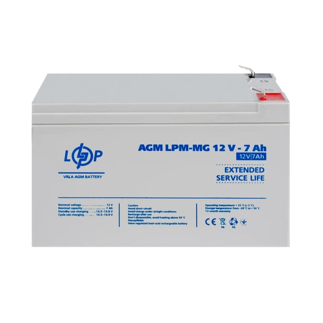 Аккумулятор мультигелевый LPM-MG 12V - 7 Ah - изображение 7