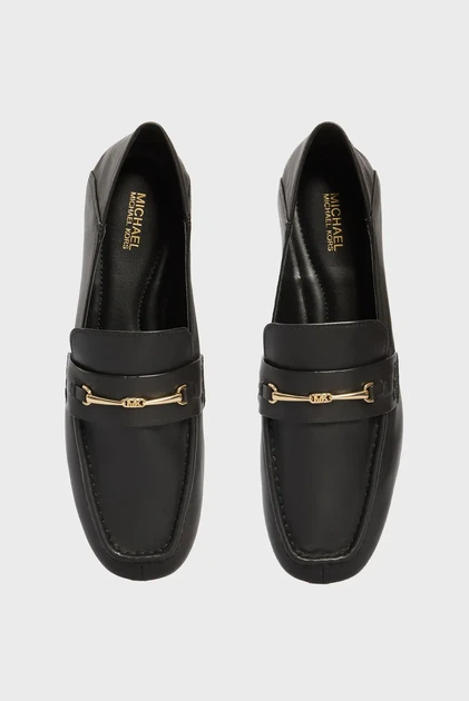 Жіночі чорні шкіряні лофери LENA Michael Kors 40,5 40R5LEFP1L - Фото 4 Жіночі чорні шкіряні лофери LENA Michael Kors 40,5 40R5LEFP1L - изображение 4