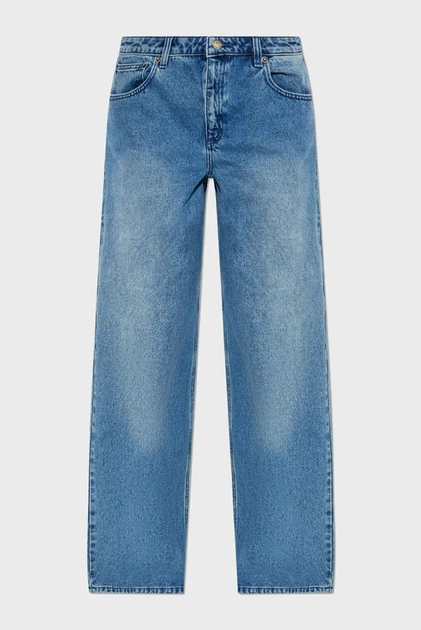 Джинси сині джинси RELAXED WIDE LEG Michael Kors 6 MF49065FAU - зображення 6