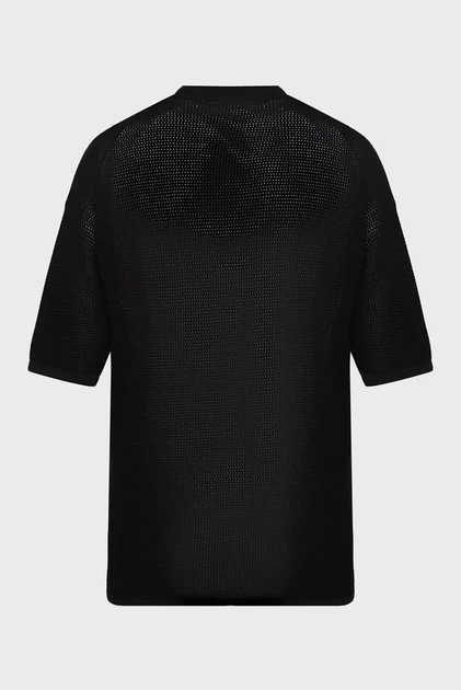 Чоловіча чорна сорочка CAMP COLLAR MESH SHIRT Michael Kors L CS560FPFE5 - Фото 9 Чоловіча чорна сорочка CAMP COLLAR MESH SHIRT Michael Kors L CS560FPFE5 - зображення 9