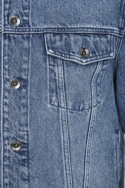 Чоловіча синя джинсова куртка DENIM TRUCKER Michael Kors S CR4206KFAU - Фото 3 Чоловіча синя джинсова куртка DENIM TRUCKER Michael Kors S CR4206KFAU - изображение 3