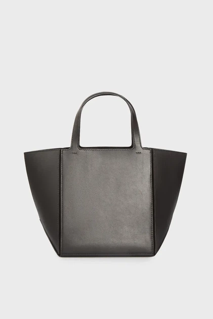 Жіноча чорна шкіряна сумка JORDI Michael Kors OS 30F4T9JT6L - изображение 4