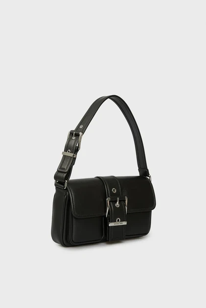 Жіноча чорна шкіряна сумка COLBY Michael Kors OS 30S4SBAL2L - зображення 3