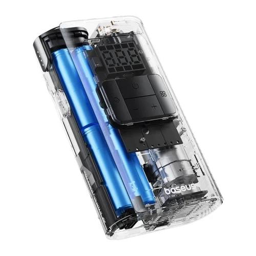 Автомобильный насос Baseus PrimeTrip VA1 Wired Wireless 2-in-1 Tire Inflator C11169001121-00 Black - изображение 3
