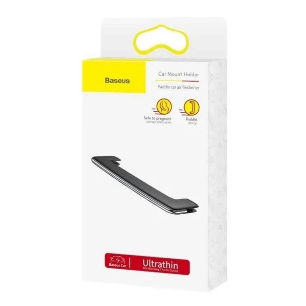 Автомобільний освіжувач повітря Baseus Paddle Car Air Freshener SUXUN-BP0S Silver - зображення 9