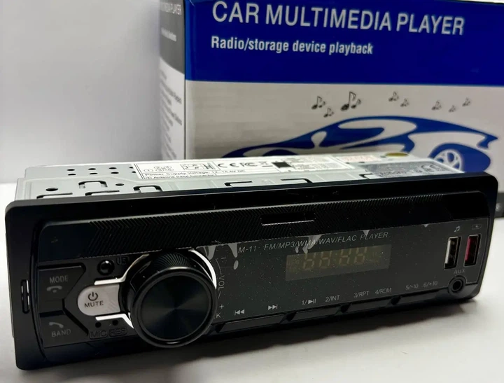 Автомагнітола 1DIN USB / AUX / FM, автомобільна магнітола MP3 з підтримкою USB та microSD - Фото 2 Автомагнітола 1DIN USB / AUX / FM, автомобільна магнітола MP3 з підтримкою USB та microSD - зображення 2