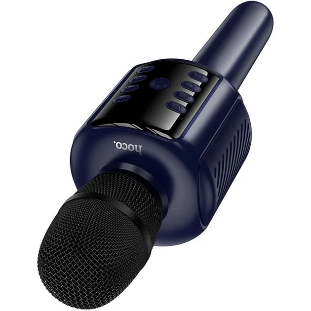 Мікрофон з караоке Hoco L24 Shine Blue [161330] - зображення 2
