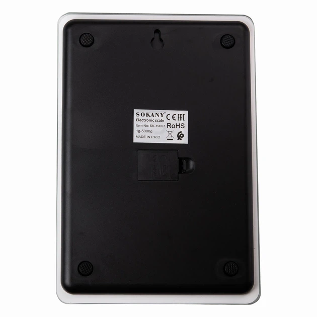 Весы кухонные электронные Sokany SK-19027 зеленые до 5 кг с плоской платформой (107-80-SK-19027GR) - изображение 3