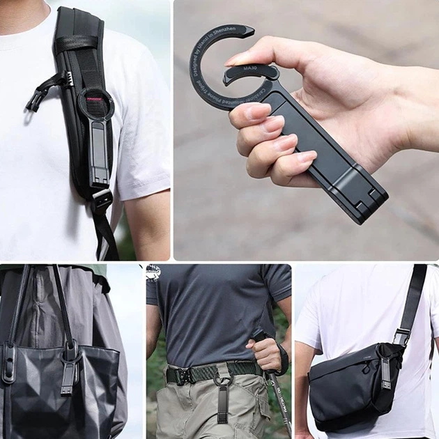 Держатель для телефона Ulanzi Vijim MA30 Carabiner Mobile Phone Tripod (M030 MA30) - Фото 6 Держатель для телефона Ulanzi Vijim MA30 Carabiner Mobile Phone Tripod (M030 MA30) - изображение 6