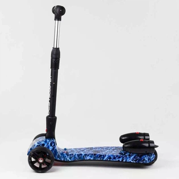 Детский самокат с турбиной, парогенератором, музыкой и подсветкой Best Scooter MAXI 46189 от 2-х до 8-ми лет (i7-100060) - изображение 3
