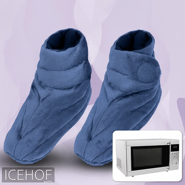 Универсальные теплые ботинки-грелки ICEHOF, 36–45, синие, 1 пара (B0CMV3YNNF) - изображение 2