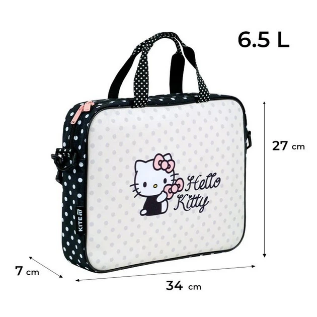 Сумка-портфель на блискавці A4 Kite HK26-589-2 Hello Kitty - Фото 7 Сумка-портфель на блискавці A4 Kite HK26-589-2 Hello Kitty - зображення 7