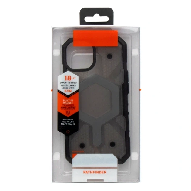 Чохол TPU+PC ArmorHex Magnetic Case для iPhone 15 протиударний з MagSafe сірий матовий - зображення 3