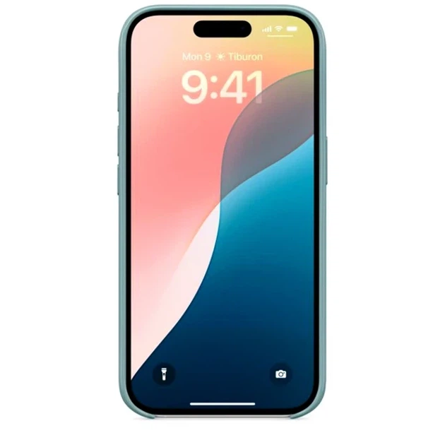 Чехол силиконовый с MagSafe для iPhone 16 Plus защита камеры микрофибра Riptide Blue - Фото 3 Чехол силиконовый с MagSafe для iPhone 16 Plus защита камеры микрофибра Riptide Blue - изображение 3