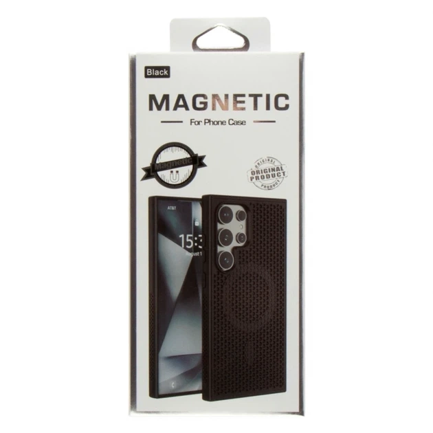 Чехол TPU+PC AeroCool с MagSafe для Samsung Galaxy S24 Ultra 5G черный противоударный с защитой камеры - зображення 2