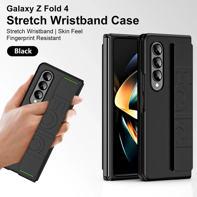 Чехол противоударный PC Nylon Case для Samsung Galaxy Fold 4 F936 черный с защитой камеры - изображение 9